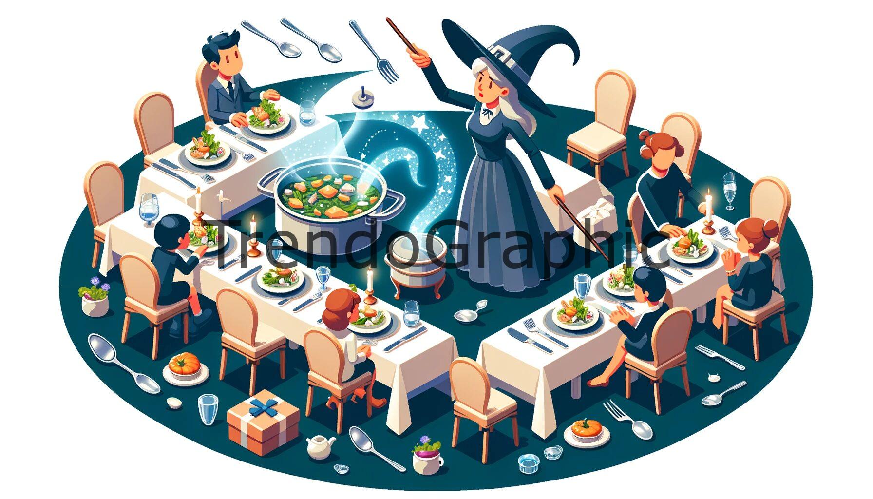 Enchanted Soirée: A Witch’s Mystical Dinner Gathering
