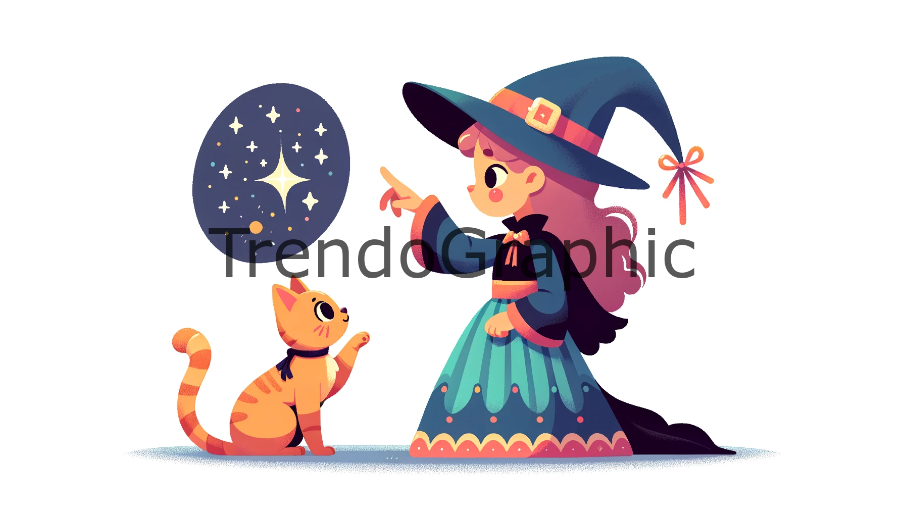 Enchanting Education: A Witch’s Spell-Casting Lesson to a Cat