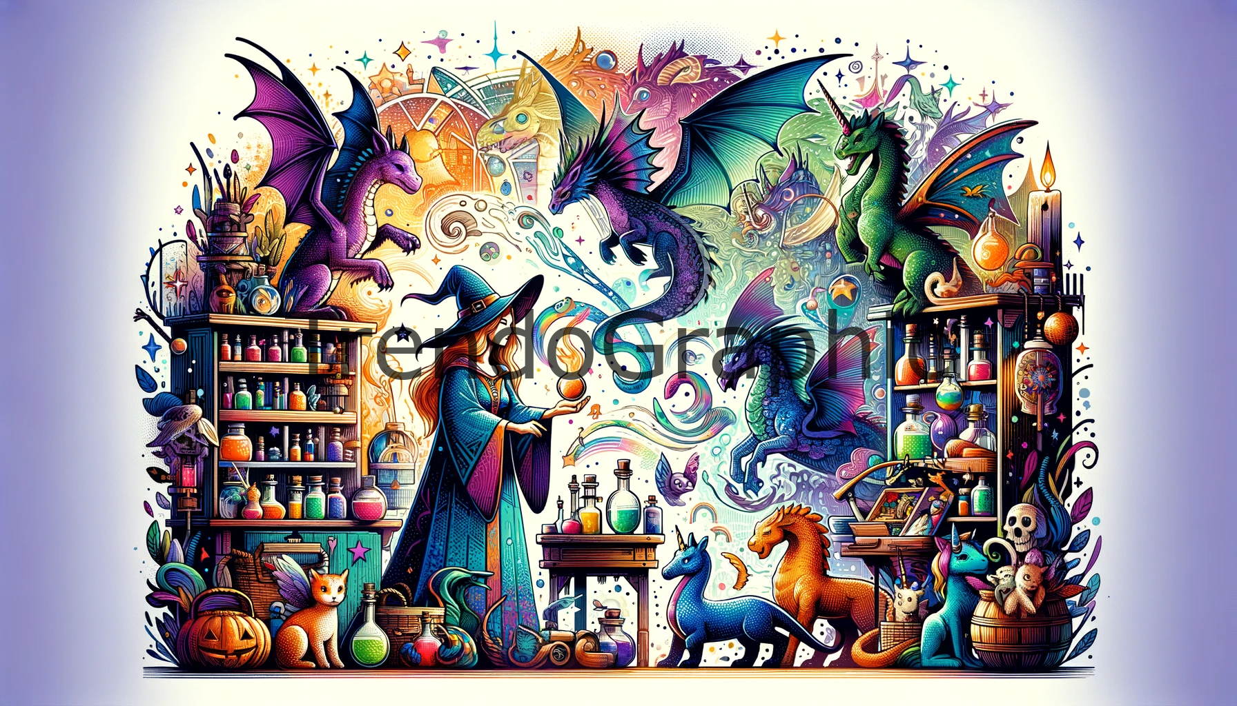 Enchanting Witch’s Magical Pet Shop