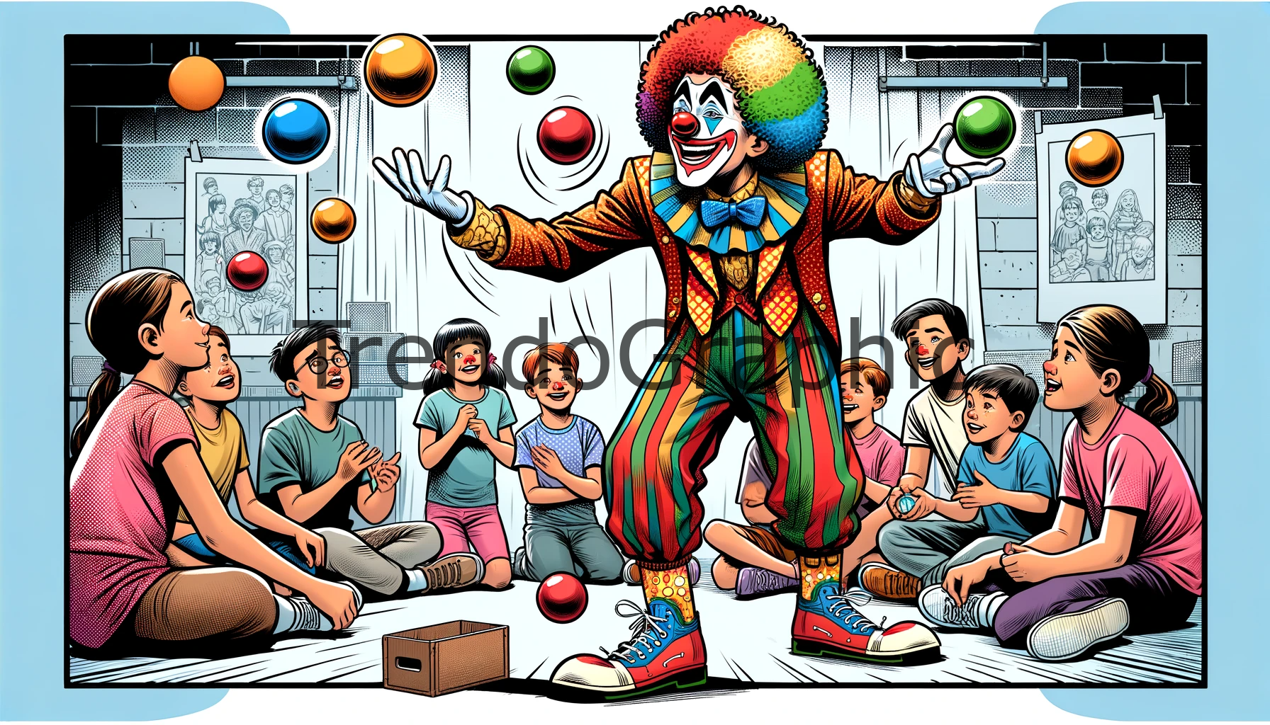 Joyful Learning: Clown’s Juggling Workshop for Kids