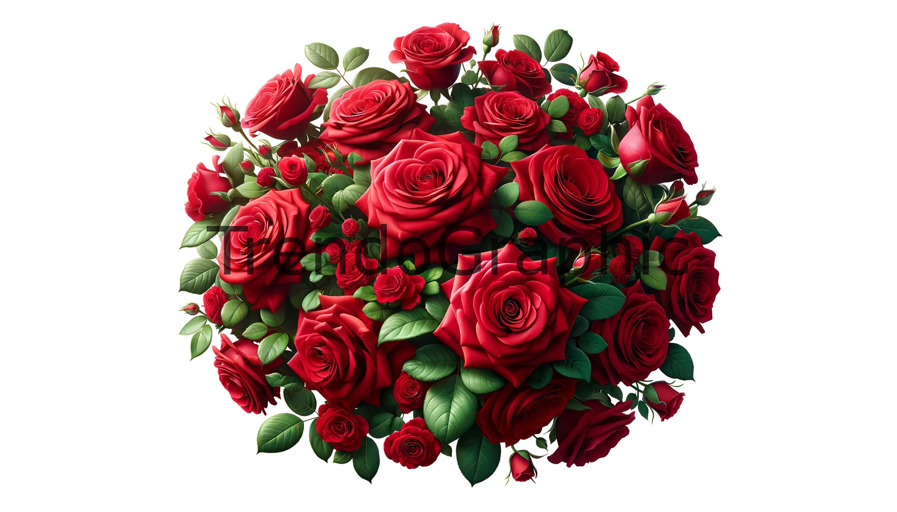 Lush Red Roses Array – A Captivating Floral Masterpiece