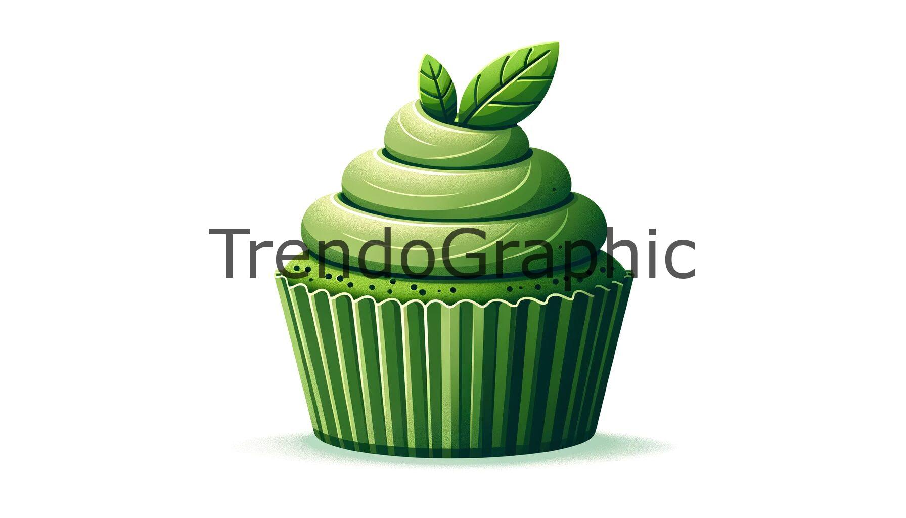 Matcha Green Tea Cupcake