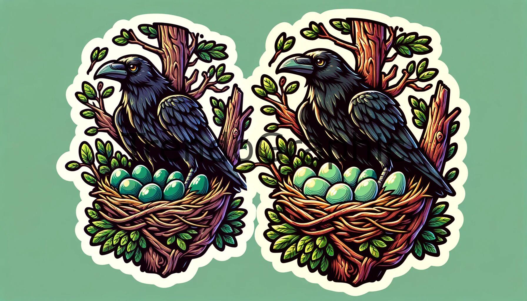 Nest Watcher: Crow’s Vigil in the Trees