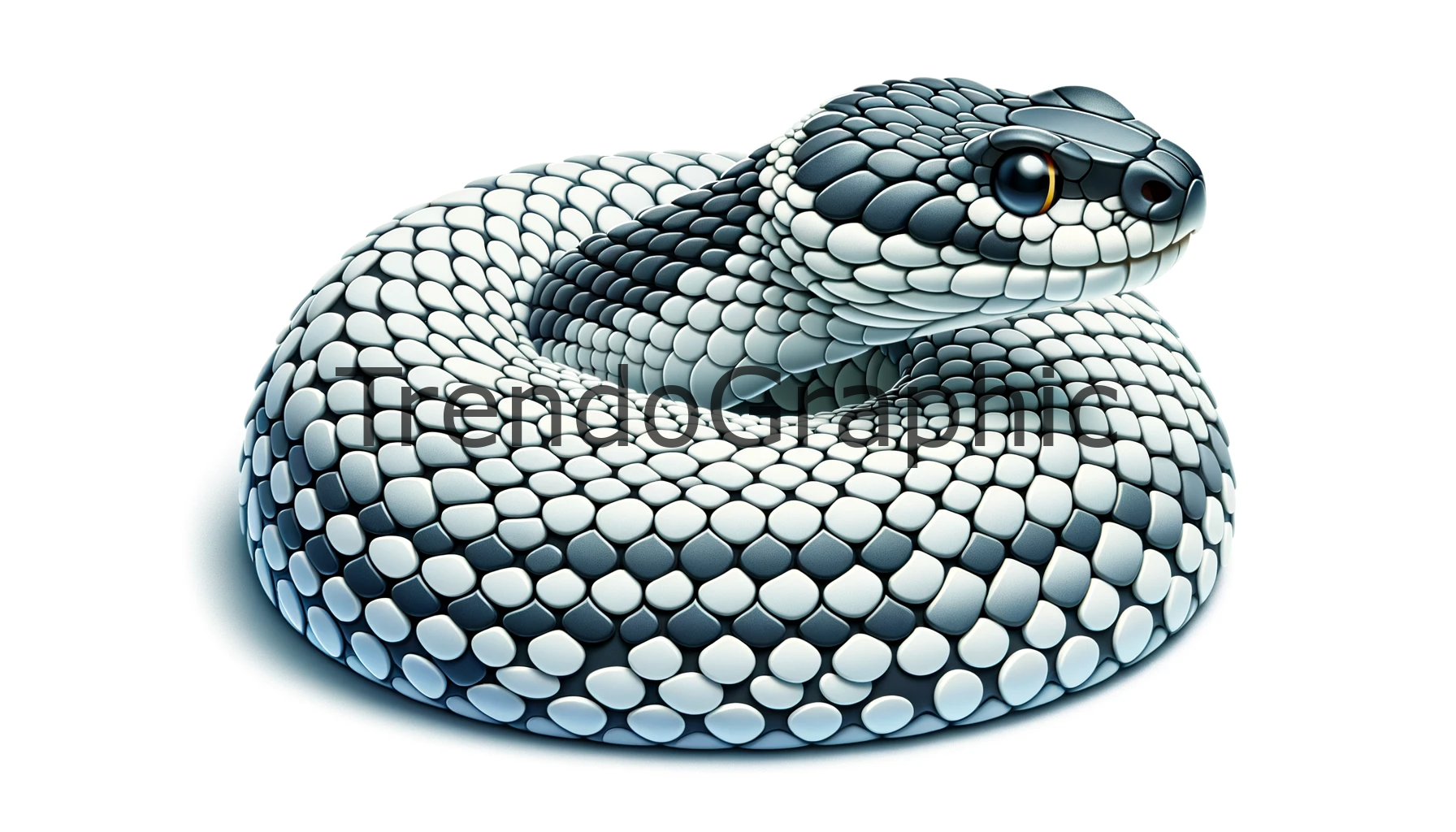 Stunning Macro View of Snake Skin