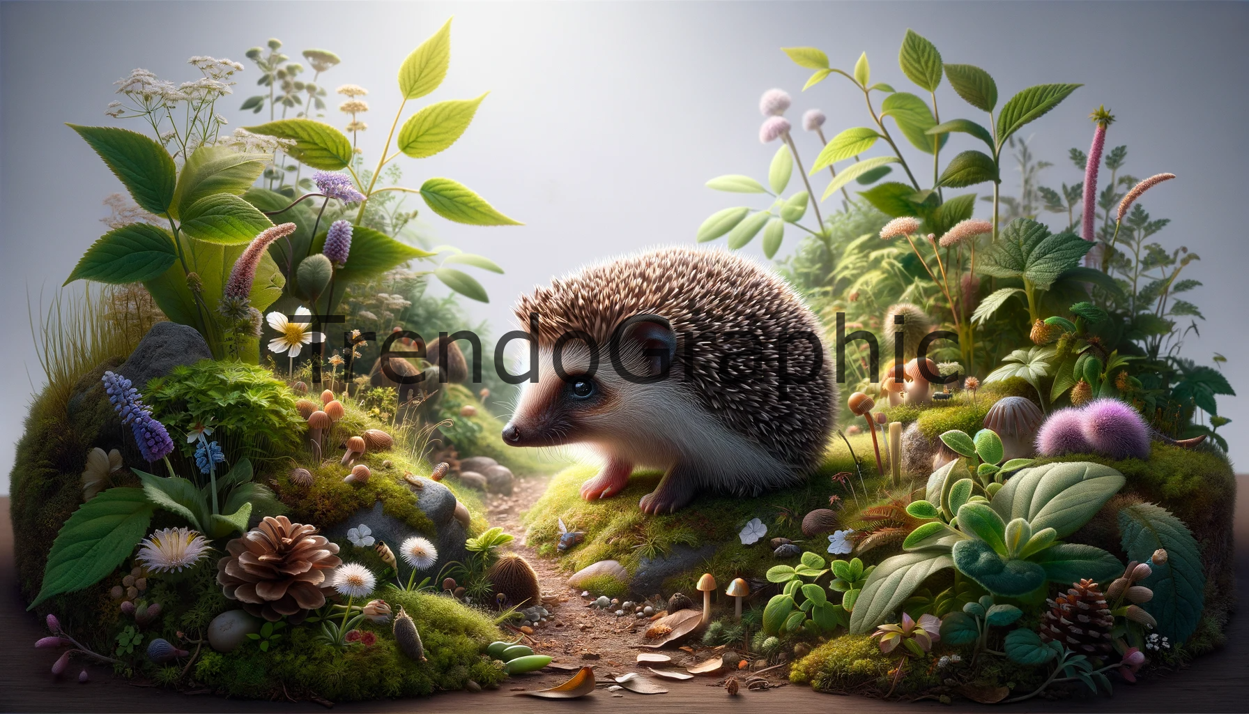 Tiny Explorer: Baby Hedgehog’s Garden Adventure