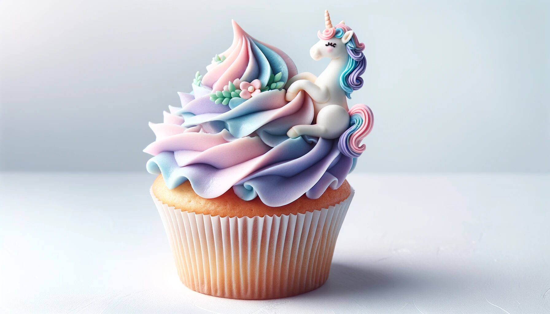 Unicorn Cupcake with Dreamy Pastel Frosting