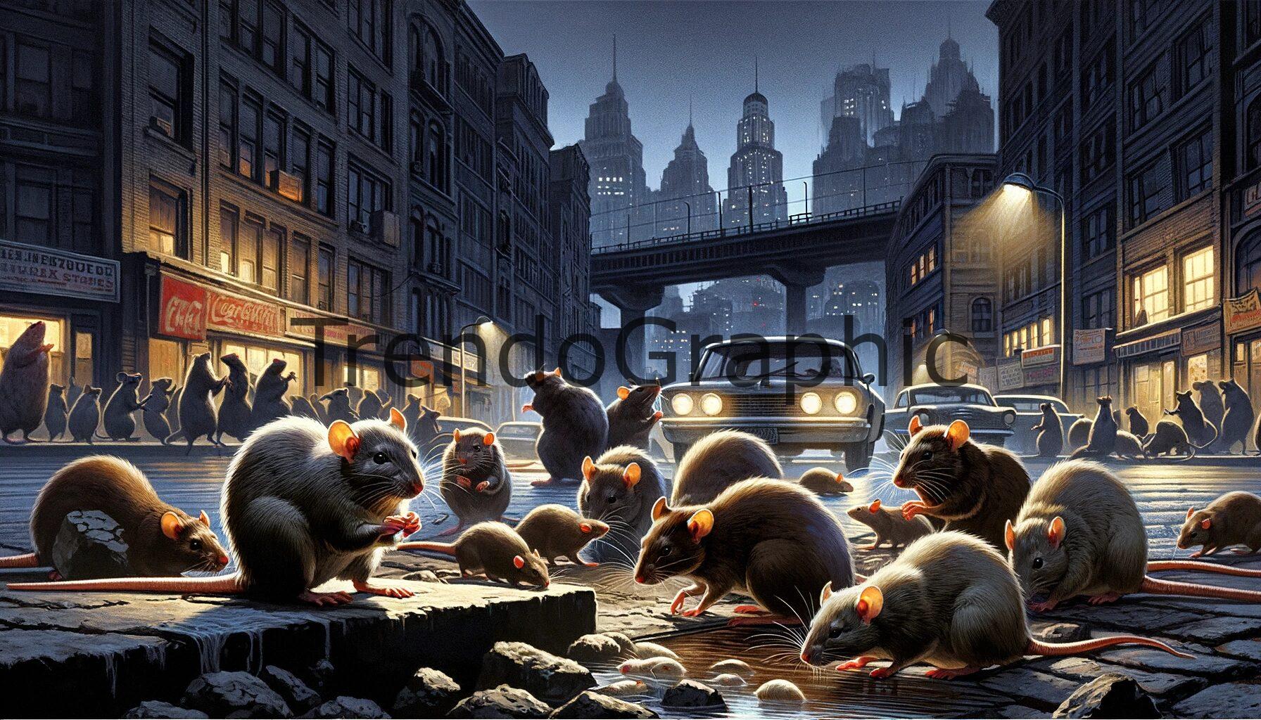 Urban Explorers: Rat Pack in the City Night