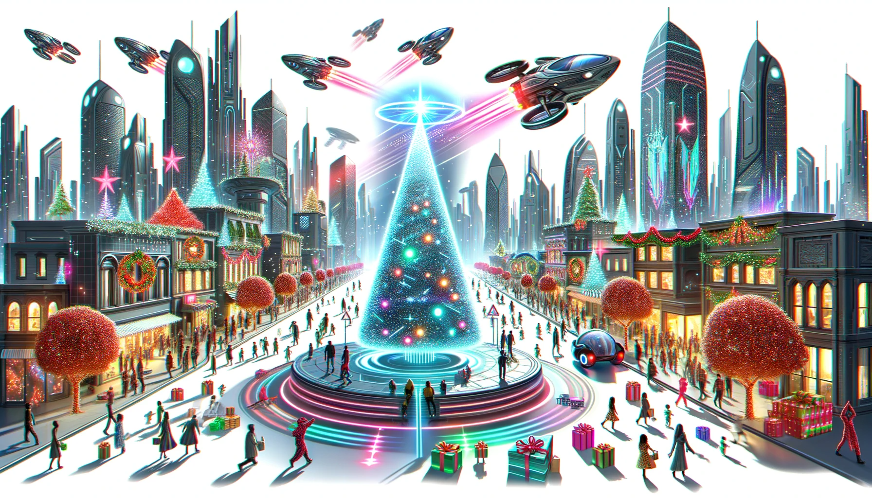 Neon Noel Christmas of the Future